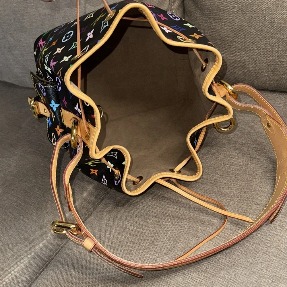 Louis Vuitton X Takashi Murakami Black Noe